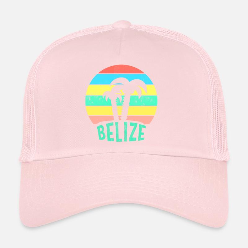 BELIZE Karibischer Sonnenuntergang Trucker Cap