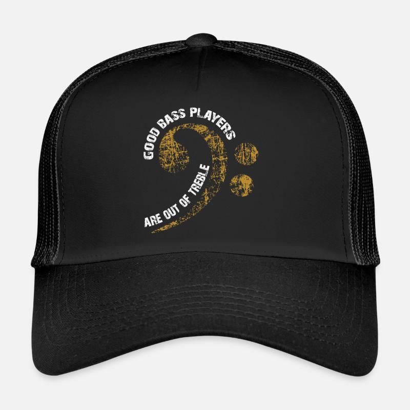 bass key with saying Trucker Cap