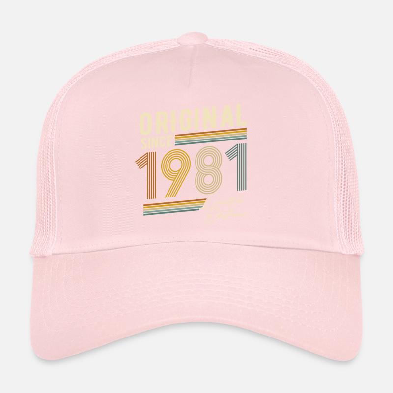 Naissance 1981 Anniversaire original 1981 Rétro Casquette trucker 