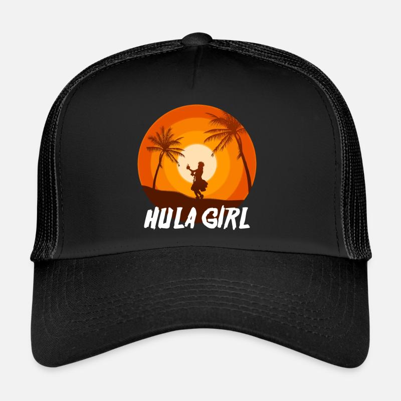 Hula Girl Trucker Cap