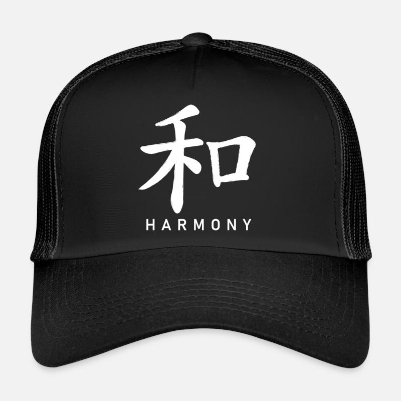 Qigong Qi Gong Tai Chi Thai Chigong - Trucker Cap - Schwarz/Schwarz