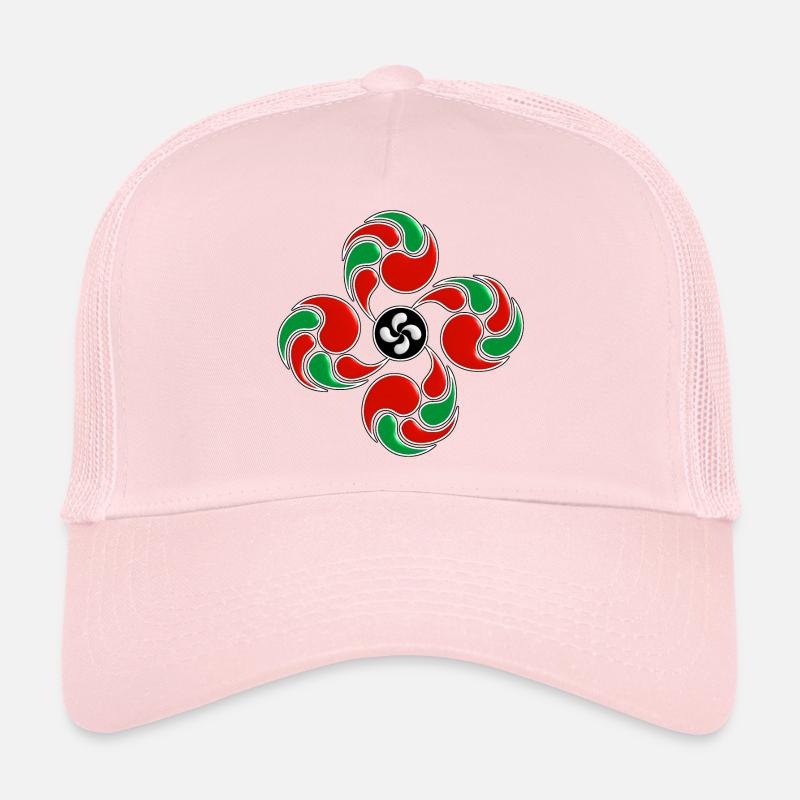 Baskisches Symbol, Lauburu Nr. 2 Trucker Cap