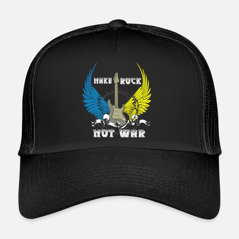 Make Rock not War Trucker Cap