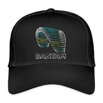 Bantam Nova Paraglider - Trucker Cap - Schwarz/Schwarz - Vorne