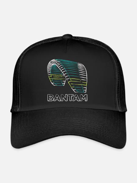 Bantam Nova Paraglider - Trucker Cap - Schwarz/Schwarz - Vorne