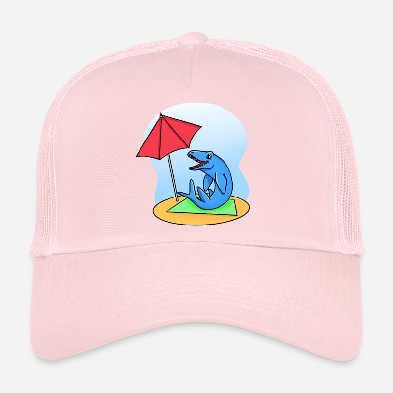 Mosasaurus Sunbathing Trucker Cap