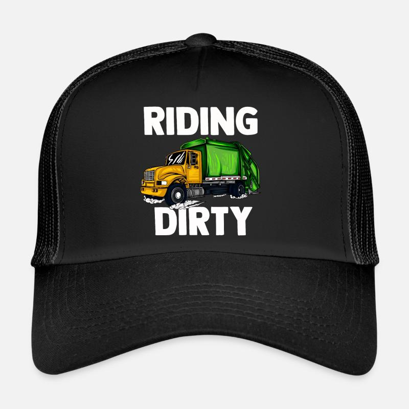 Müllmann Geschenk Müll Müllabfuhr Abfall Beruf Trucker Cap