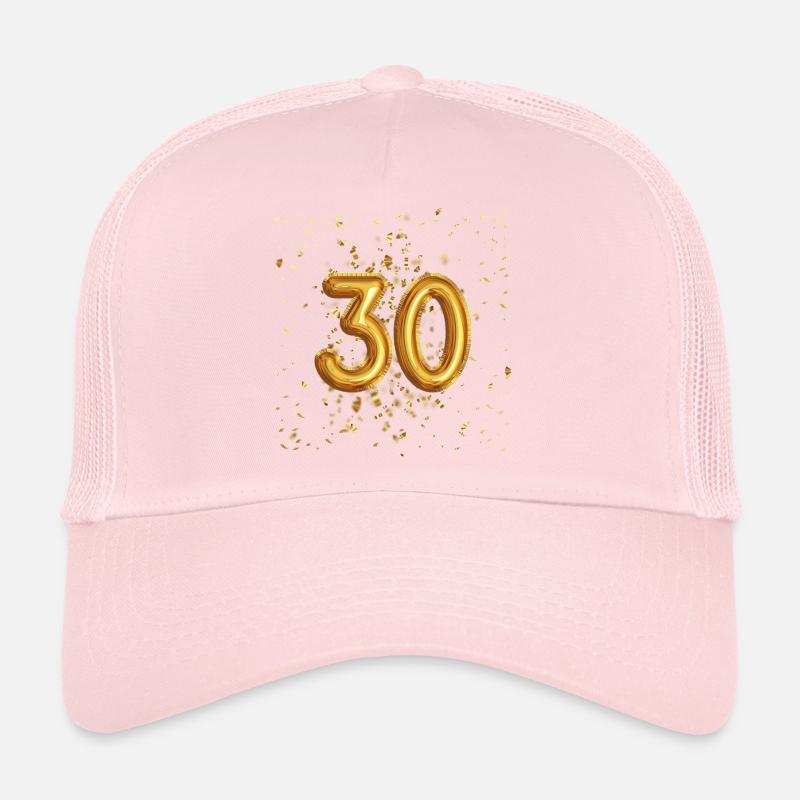 30 Jähriges Luftballon Design Trucker Cap