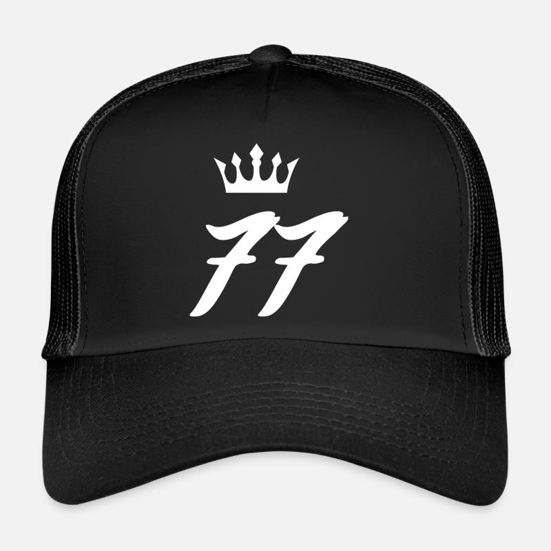 77 Couronne de numéros Casquette trucker 