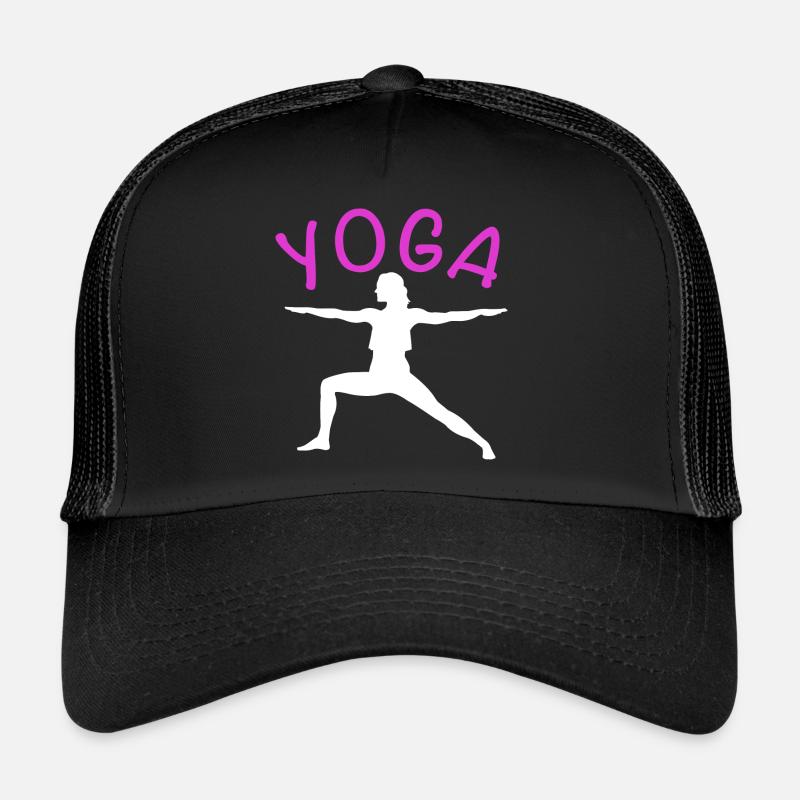 Exercice de yoga pour une séance d’entraînement Casquette trucker 