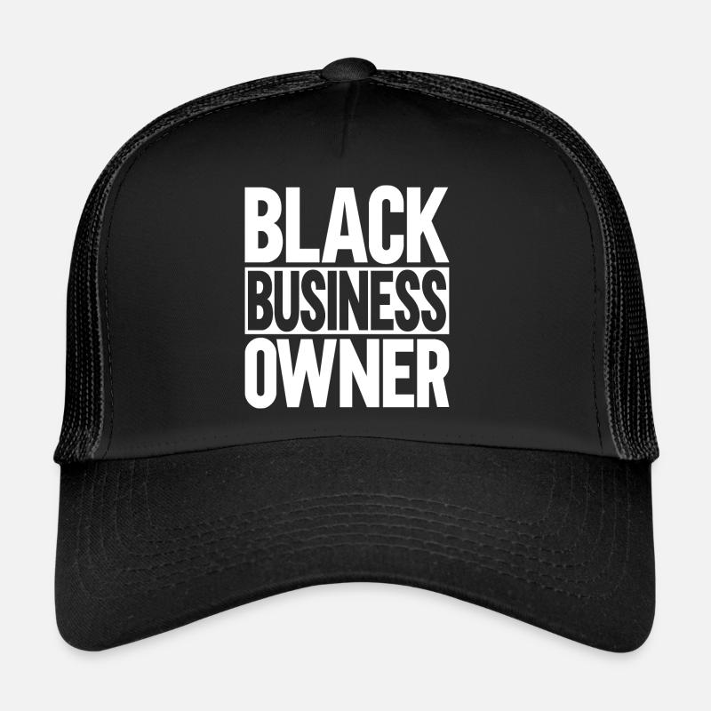Black Business Owner Trucker Cap