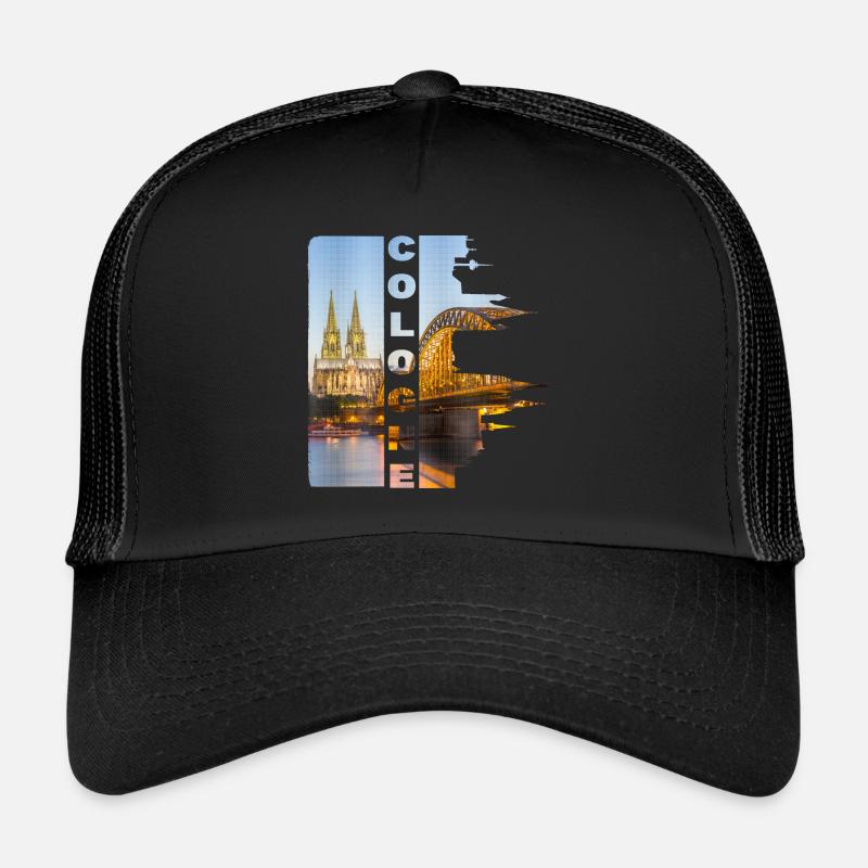 Cologne Cologne Germany City Skyline Cologne Cathedral Trucker Cap