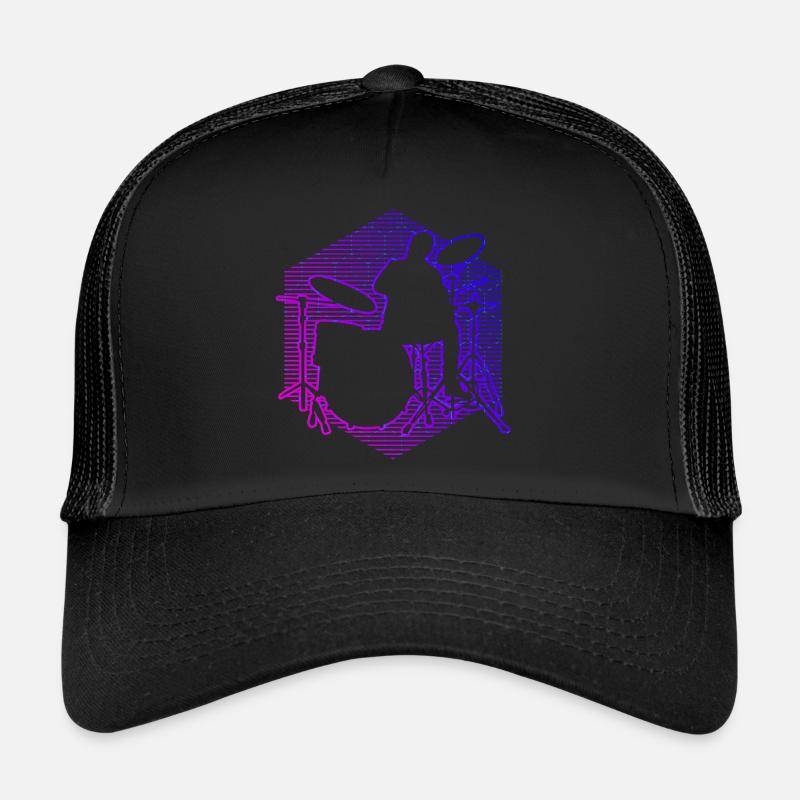 Men's Percussionist Women's Drum Kit Drums Trucker Cap
