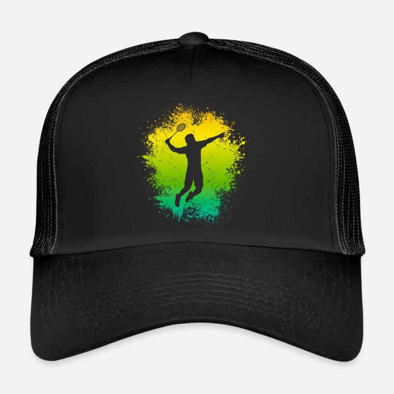 Badminton Player Badminton Player Badminton Player Badminton - Trucker Cap - black/black