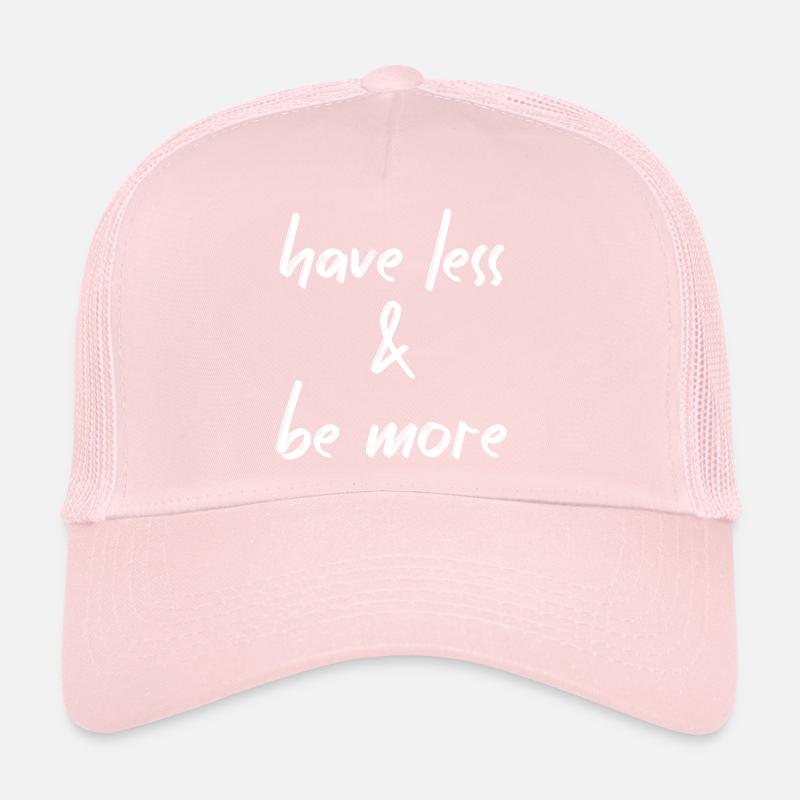 Minimalisme Casquette trucker 