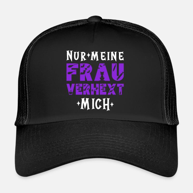 Lustiger Hexe Hexen Halloween Spruch Trucker Cap
