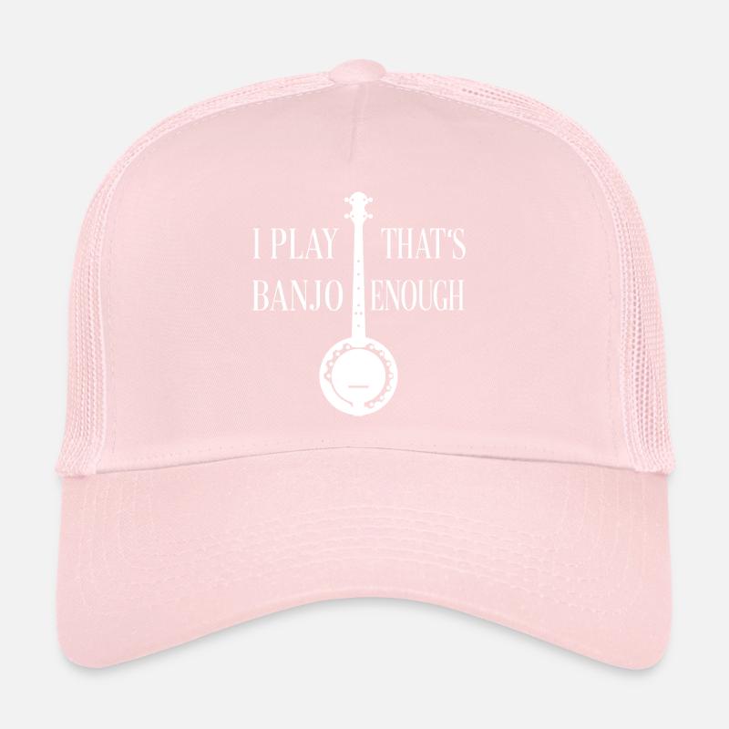Je joue du banjo ça suffit - Banjo silhouette Casquette trucker 