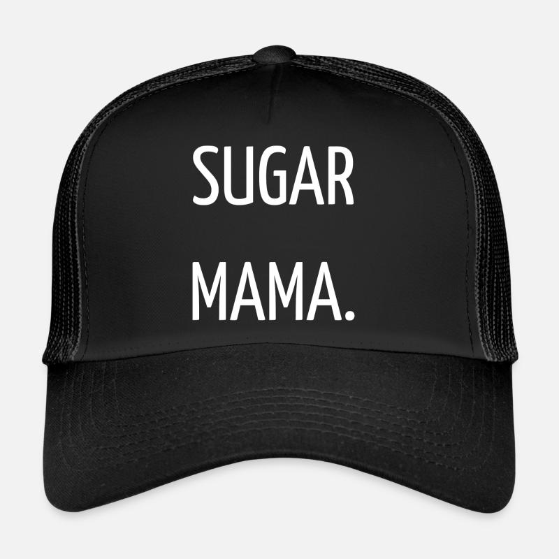 Zucker Mama - Trucker Cap - Schwarz/Schwarz