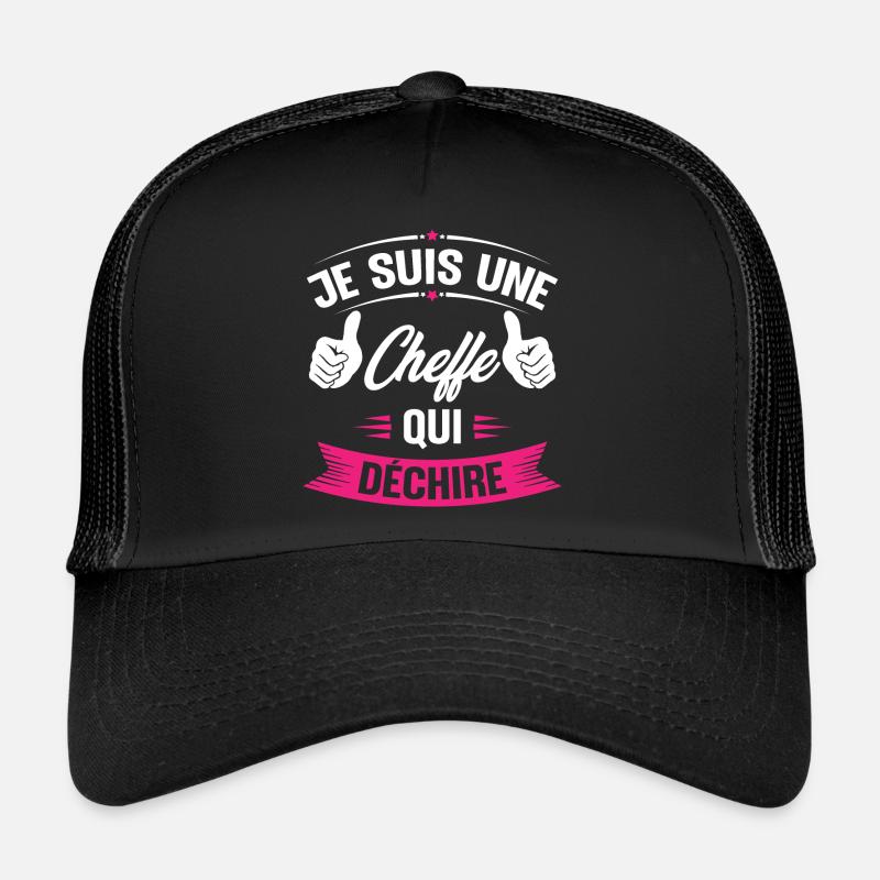 Je suis une cheffe qui déchire Casquette trucker 
