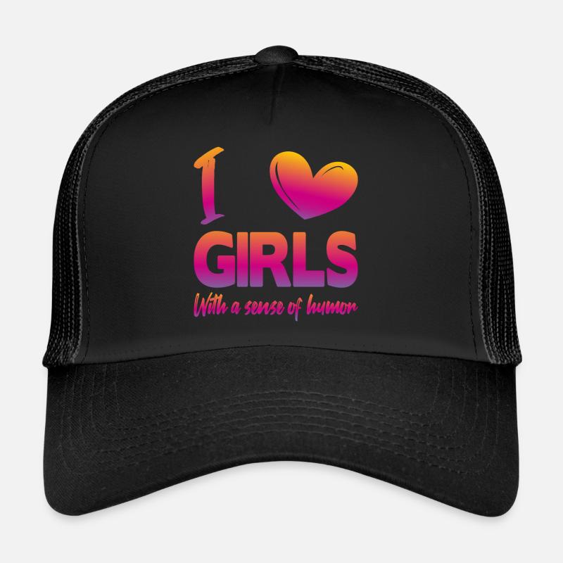 J’aime les filles Casquette trucker 