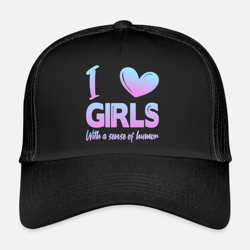 J’aime les filles Casquette trucker 