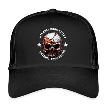 Natural Born Killer - Skull - Trucker Cap - black/black - Front