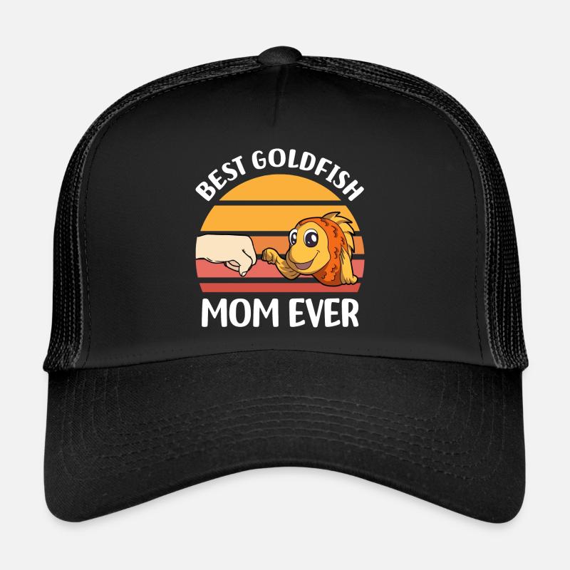 Goldfish lovers - Trucker Cap - black/black