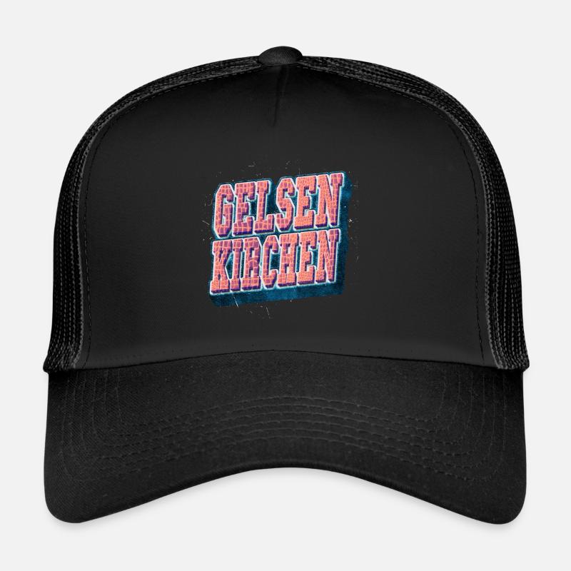 Gelsenkirchen Germany City Vintage Retro Trucker Cap