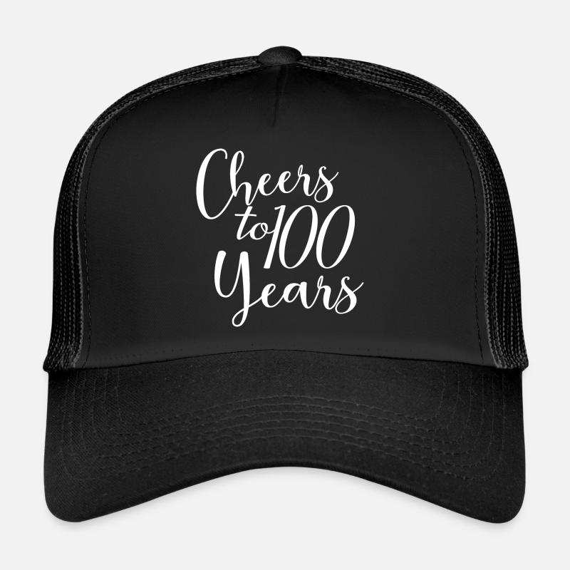 Vive le 100e anniversaire de 100 ans Casquette trucker 