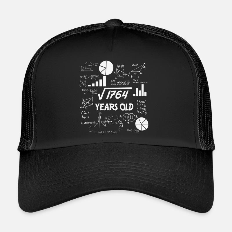 Square Root of 42 | 42 Birthday Math 42 Years Old Trucker Cap