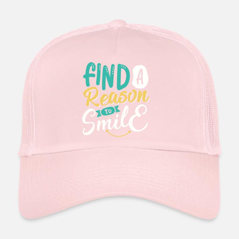 Trouvez une raison de sourire Casquette trucker 