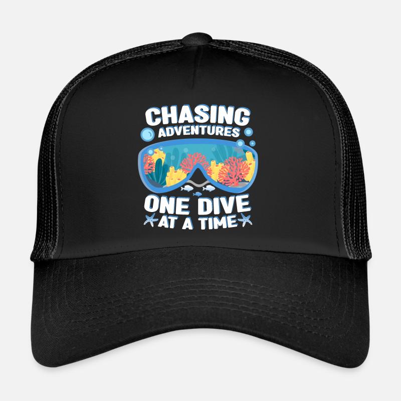 Dictons de plongeurs | Cadeau de plongée Goggles Casquette trucker 