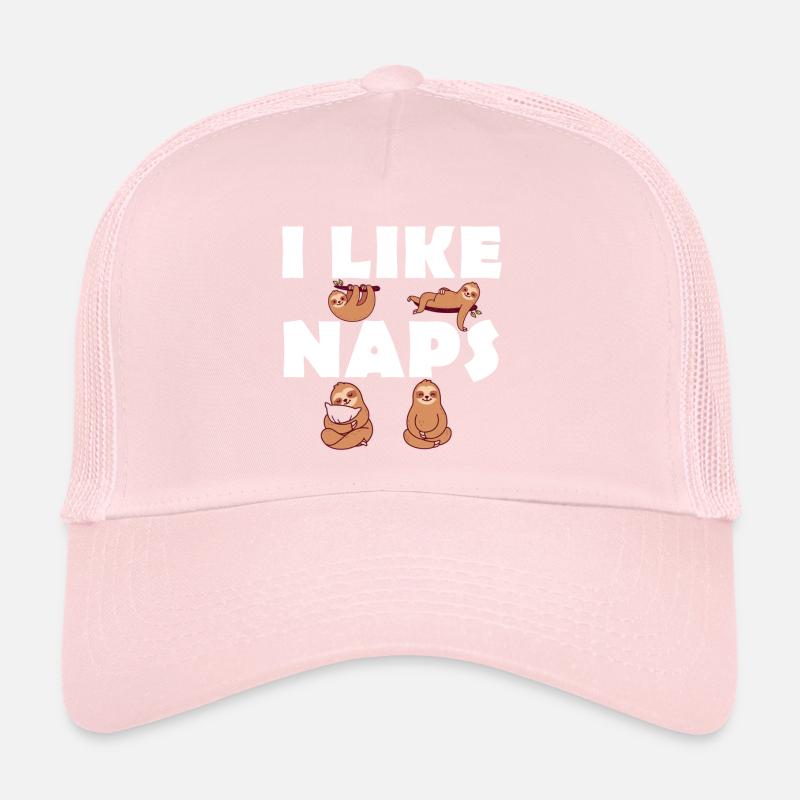 I like Naps - Sloths - Late risers Trucker Cap