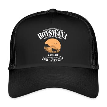 Botswana - Wildebeest - Trucker Cap - black/black - Front