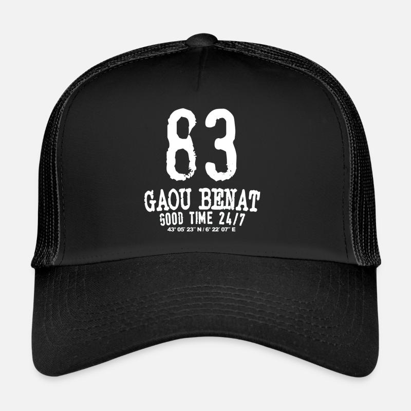 83 Gaou Benat Gute Zeit 24 7 Trucker Cap