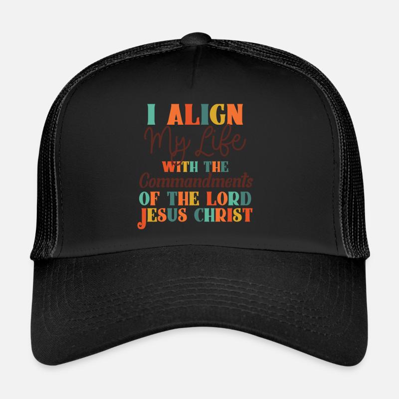Align My Life to Jesus Christ Bible Study Trucker Cap