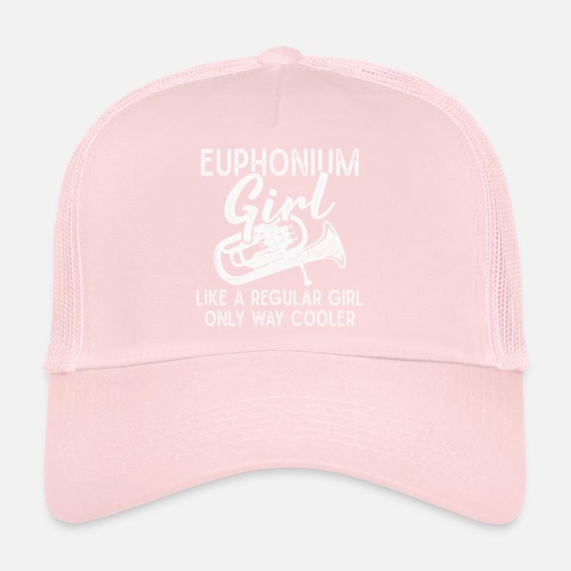 Euphonium Mädchen Orchester Musiker Trucker Cap