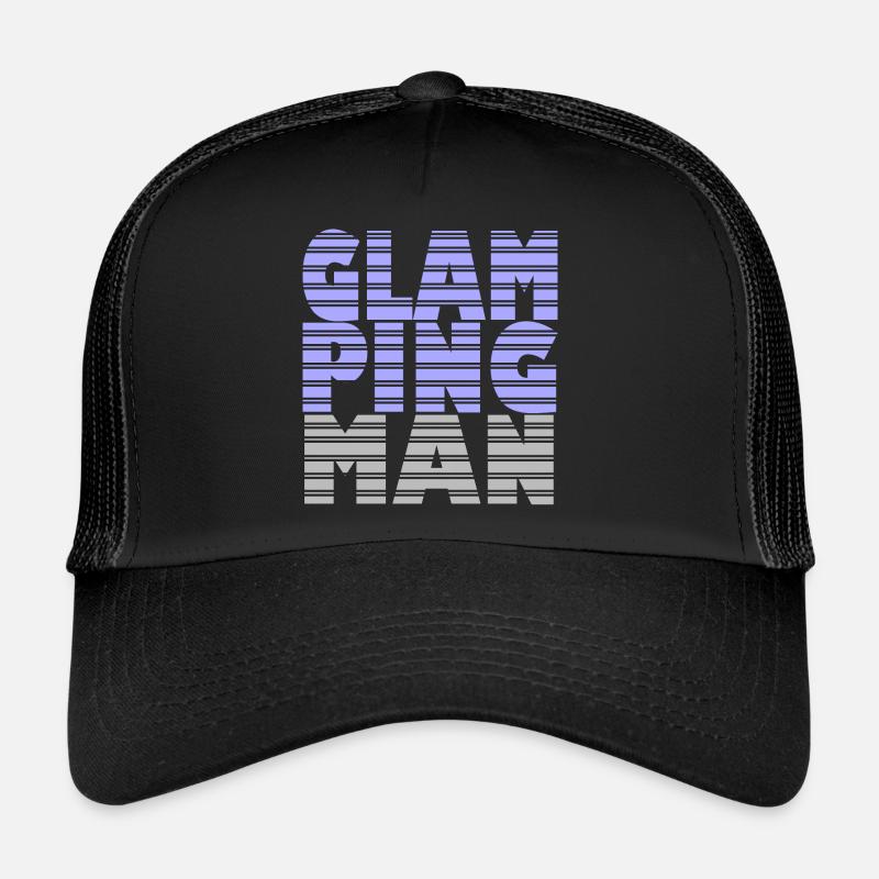 Clamping Man - Trucker Cap - Schwarz/Schwarz