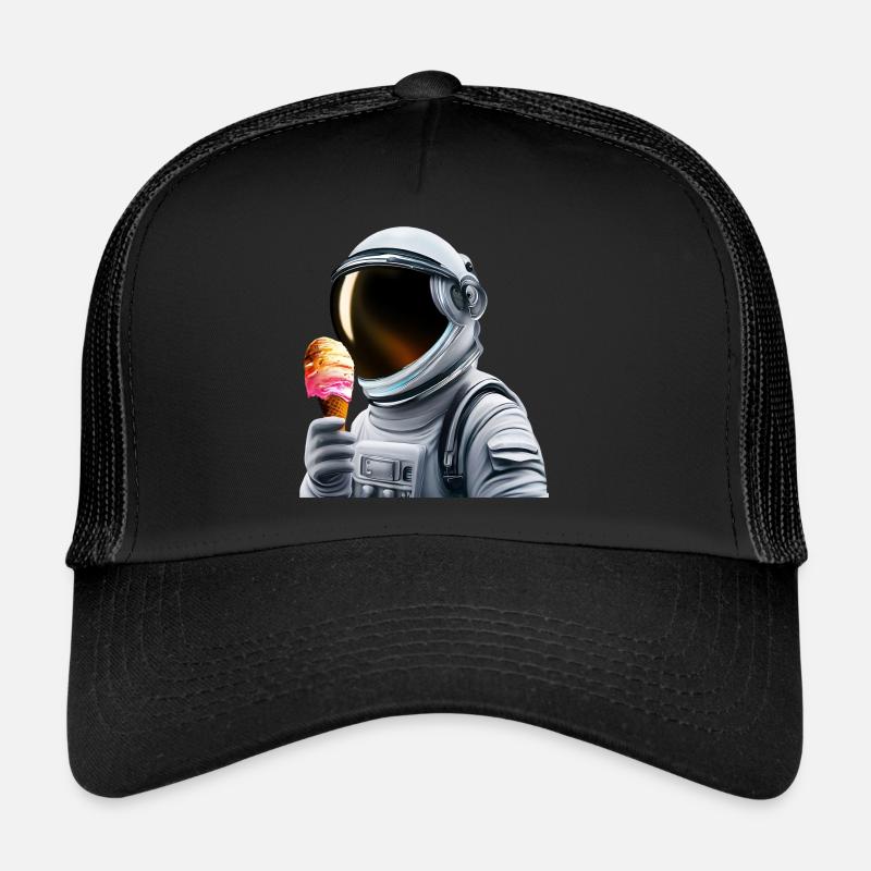 Waffel Eis Astronaut Trucker Cap