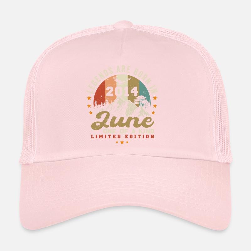 Juin 2014 Anniversaire Juni 2014 Juni Casquette trucker 
