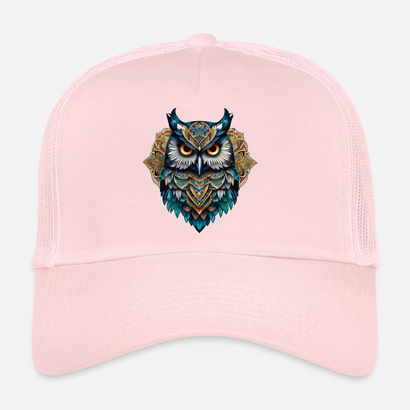 Cool Steampunk Owl Trucker Cap