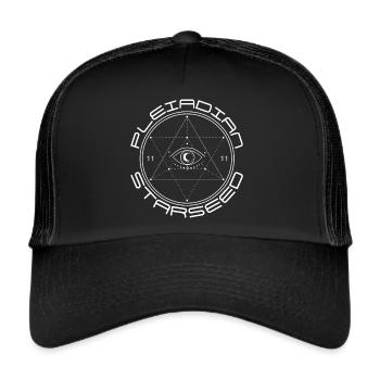 Pleiadian Starseed Gift - Trucker Cap - black/black - Front