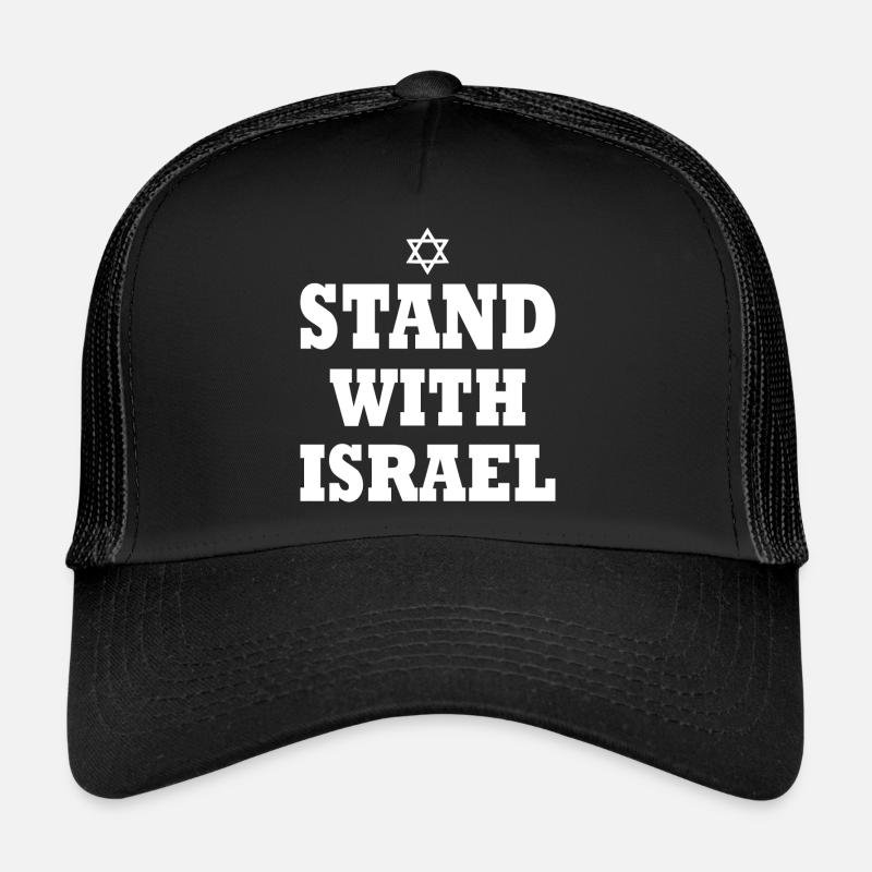 Stand with israel Casquette trucker 
