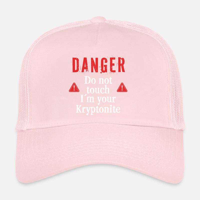 Nicht berühren ich bin Dein Kryptonit Trucker Cap