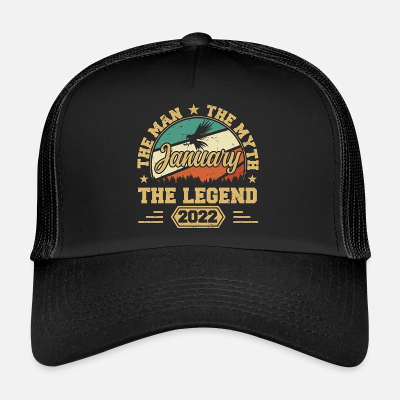 Les légendes sont nées en janvier 2022 Casquette trucker 
