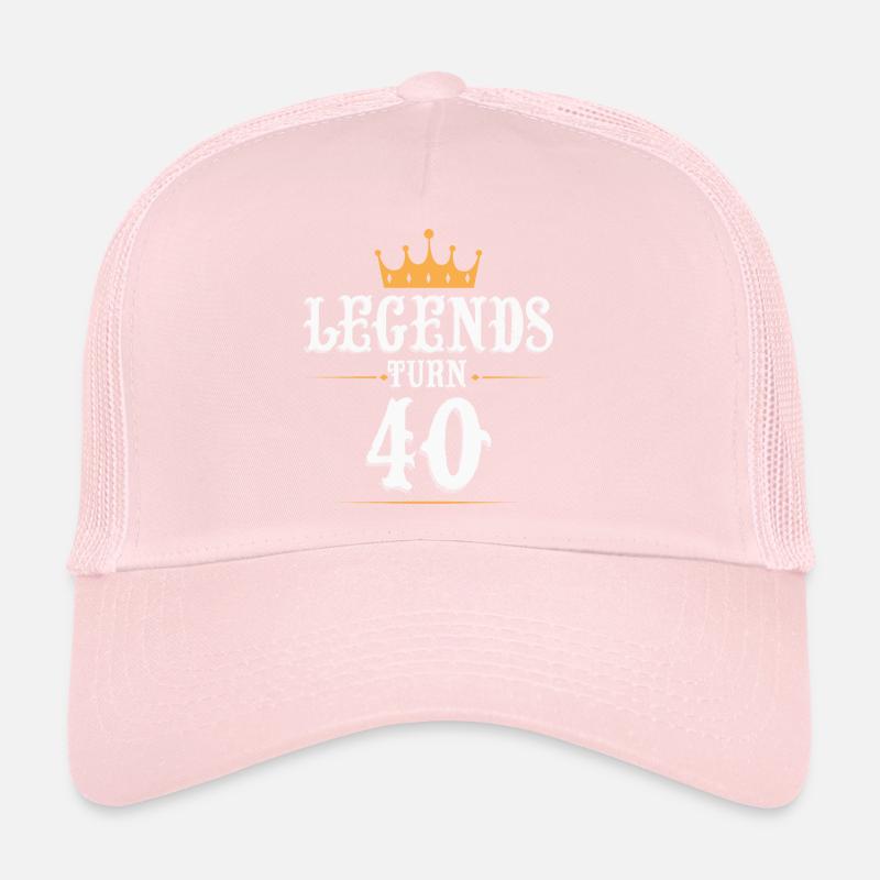 Legenden werden 40 Jahre alt, 40 Geburtstag Trucker Cap