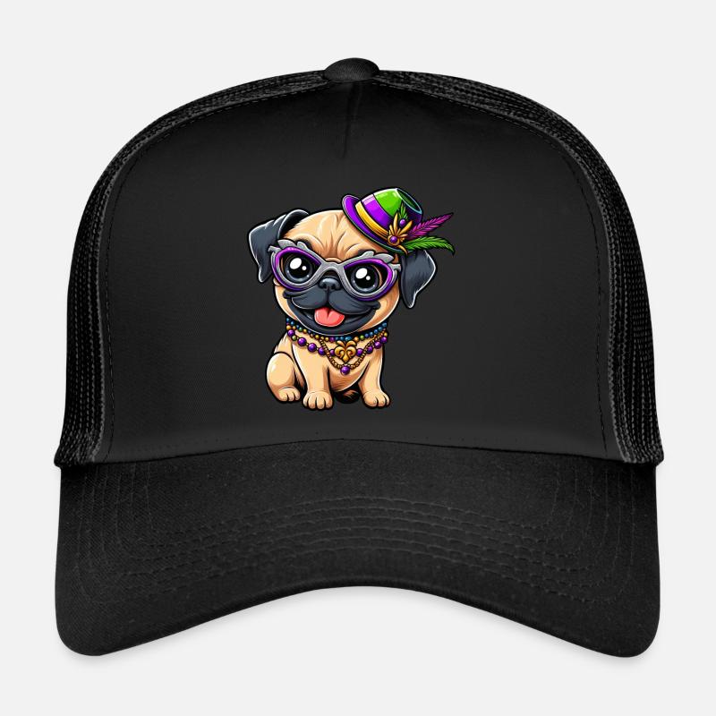 Mardi Gras Carlin Style Comique Casquette trucker 