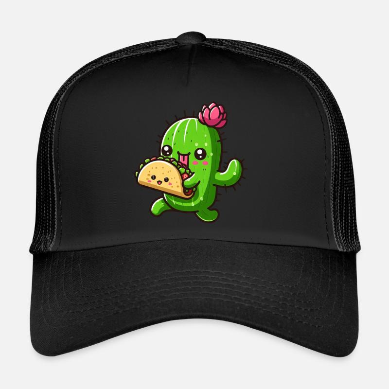 Süßer Kaktus Taco Comic Design Trucker Cap