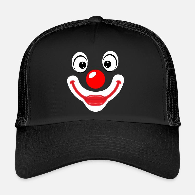 Costume de visage de clown Cologne Carnaval Carnaval Nez Casquette trucker 