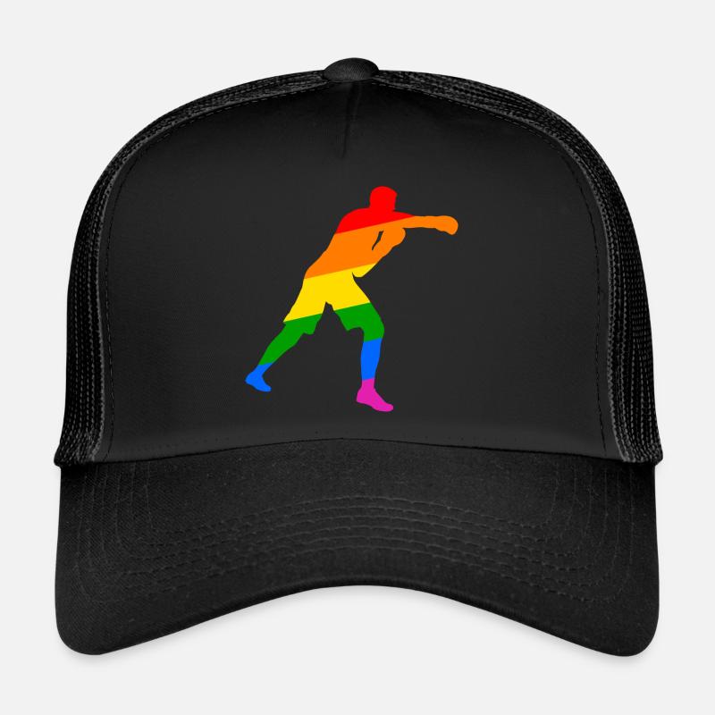 Boxer LGBT Ally - Trucker Cap - Schwarz/Schwarz